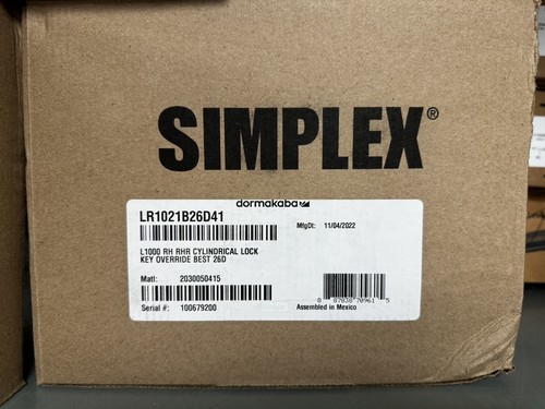 Kaba simplex lr1021b26d41 - kaba,