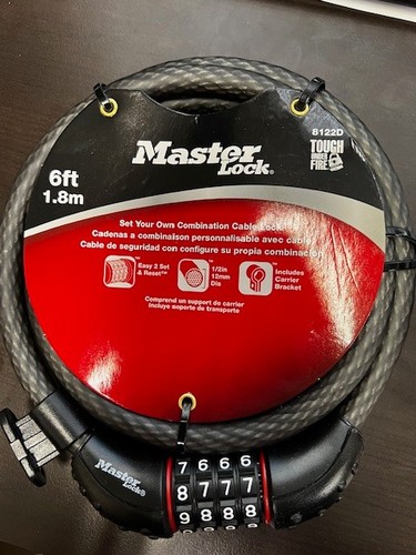 Master lock 8122d cable - lock, 8122d,